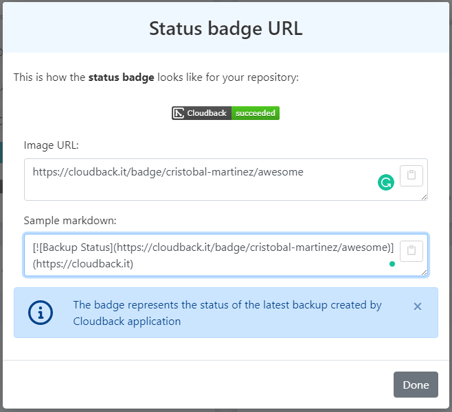 Set up a status badge for your GitHub repository