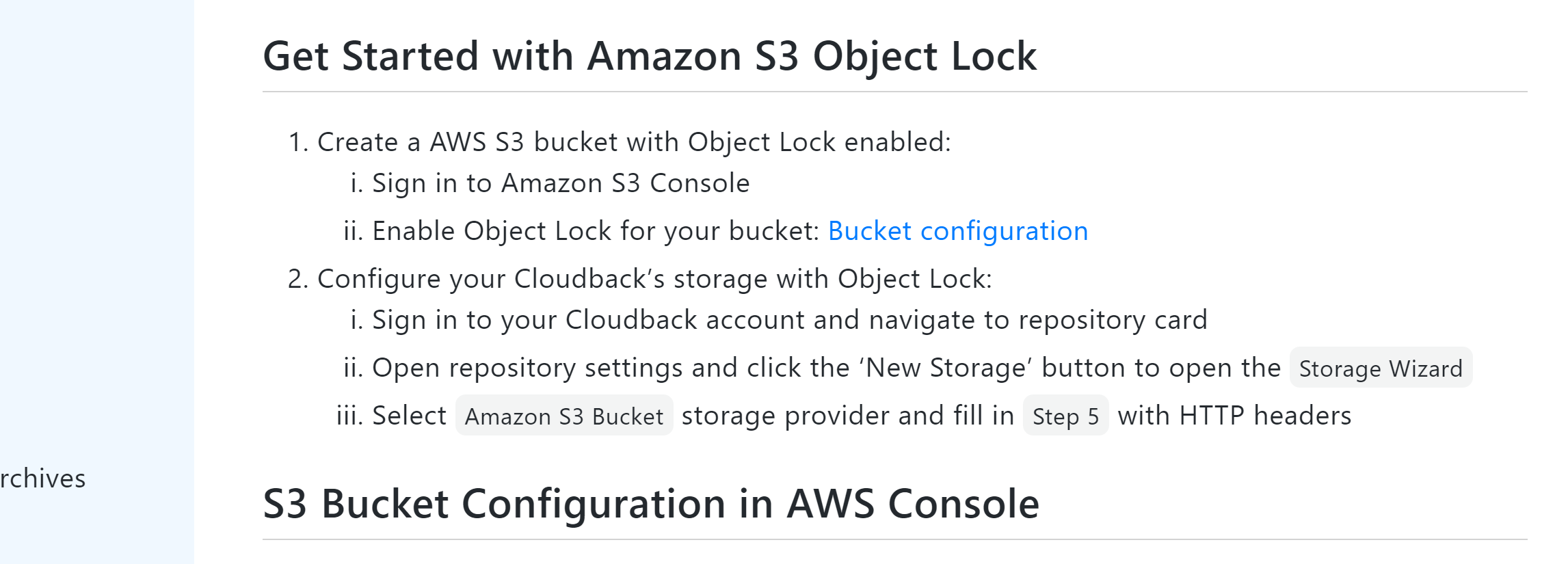 Amazon S3 Object Lock
